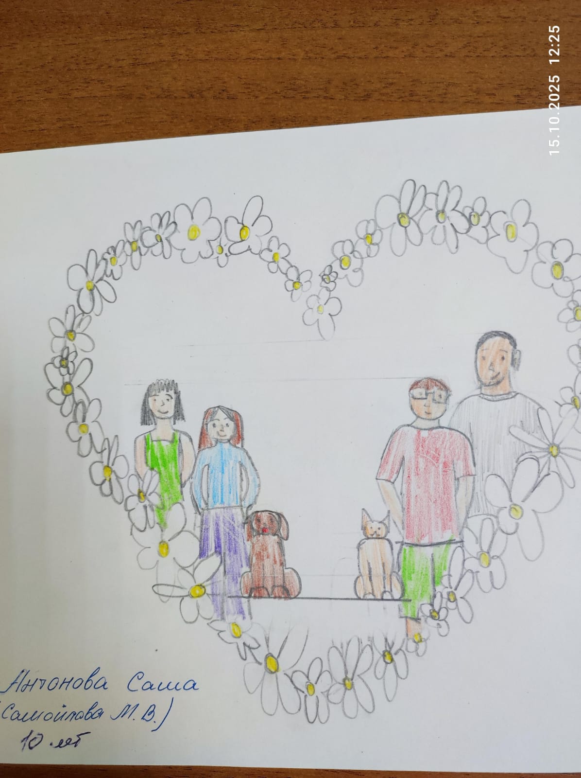 Семья - основа мира. Антонова Саша